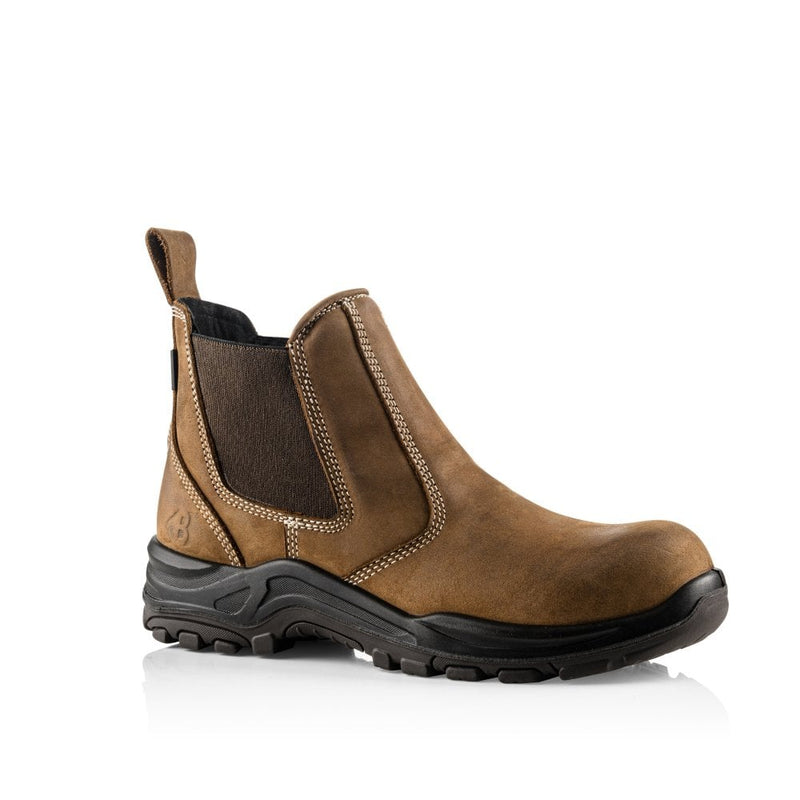 Buckbootz Brown Lightweight Waterproof Safety Dealer Boot - Dealerz