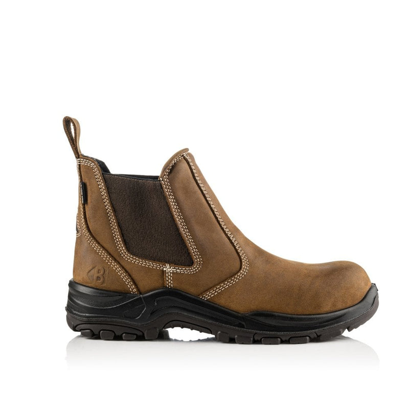Buckbootz Brown Lightweight Waterproof Safety Dealer Boot - Dealerz