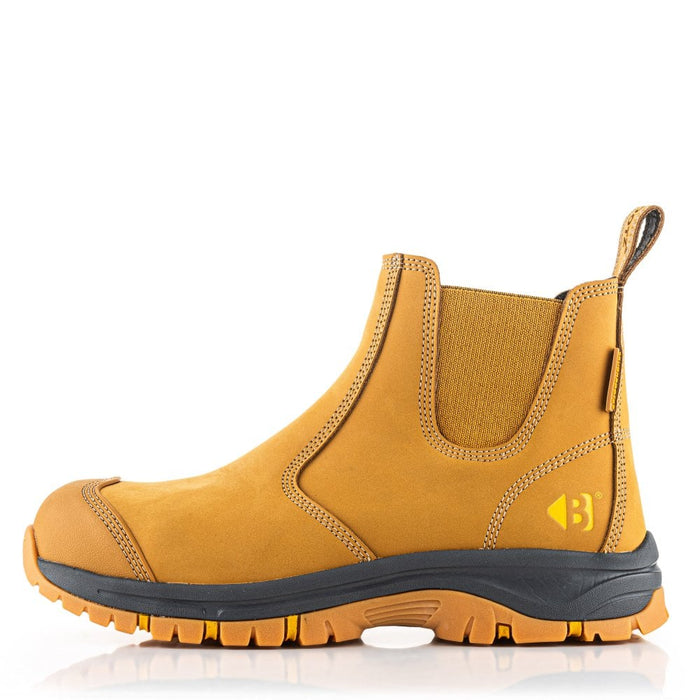 BUCKBOOTZ Wizardz® Leather Safety Dealer Boot Honey