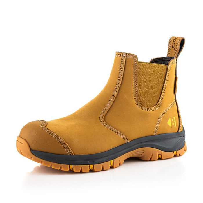 BUCKBOOTZ Wizardz® Leather Safety Dealer Boot Honey
