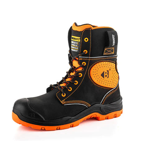 Buckbootz  Buckzviz High-Leg Lace Safety Boot - BVIZ6BKOR