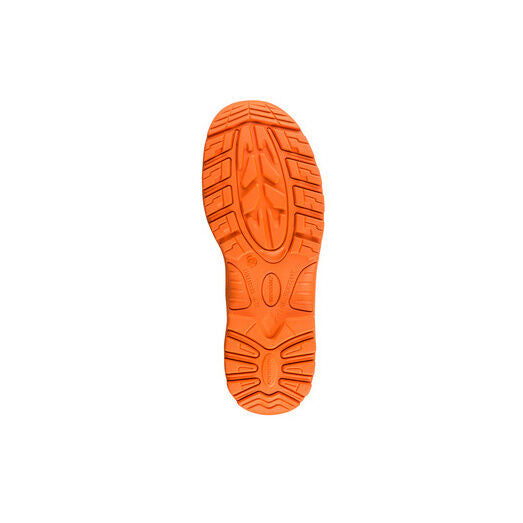 Buckbootz Buckz Viz 360° High Visibility, Orange/Black, Metal Free, Waterproof, Safety Lace/Zip Boots