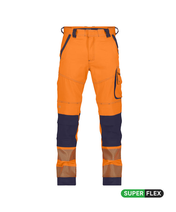 DASSY® Aruba - Stretch high visibility work trousers with knee pockets