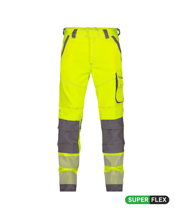 DASSY® Aruba - Stretch high visibility work trousers with knee pockets