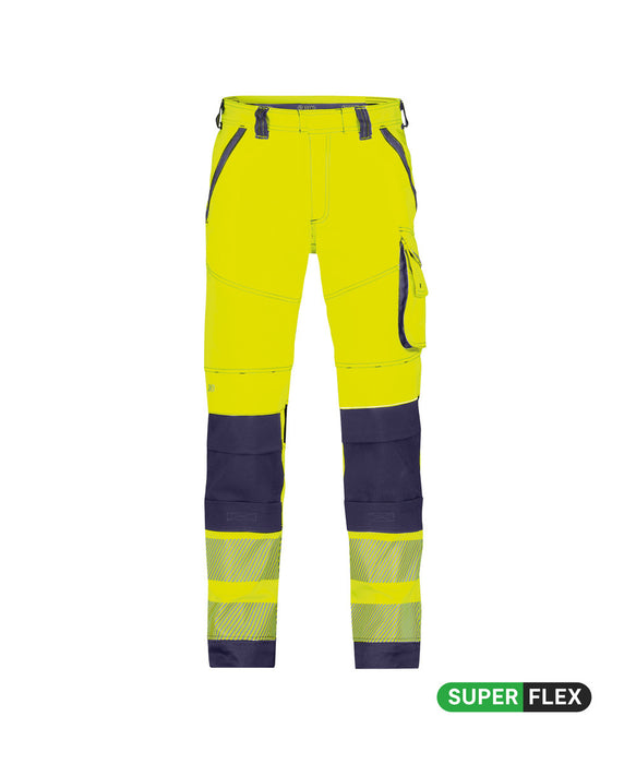 DASSY® Aruba - Stretch high visibility work trousers with knee pockets