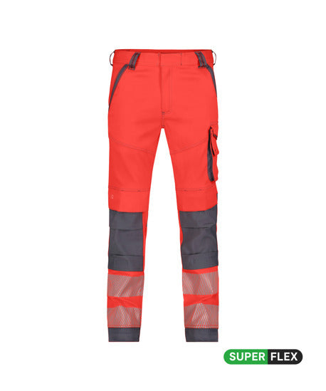 DASSY® Aruba - Stretch high visibility work trousers with knee pockets
