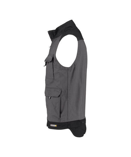 DASSY® Faro - Two-tone sleeveless work jacket