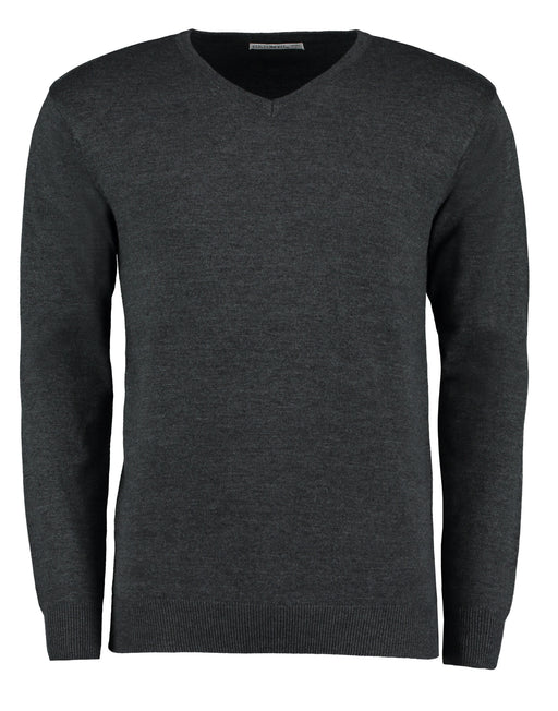 Kustom Kit Mens Arundel V Neck Sweater