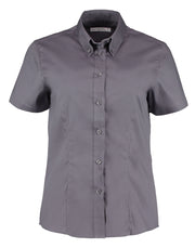Kustom Kit Lady SS Tailored Oxford Shirt