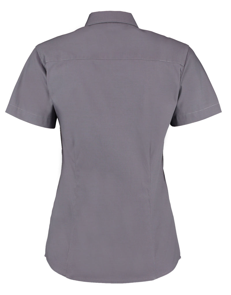Kustom Kit Lady SS Tailored Oxford Shirt
