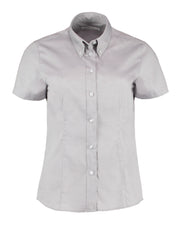 Kustom Kit Lady SS Tailored Oxford Shirt