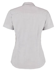 Kustom Kit Lady SS Tailored Oxford Shirt