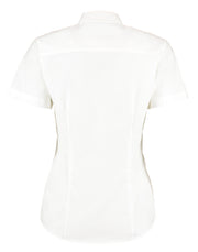 Kustom Kit Lady SS Tailored Oxford Shirt