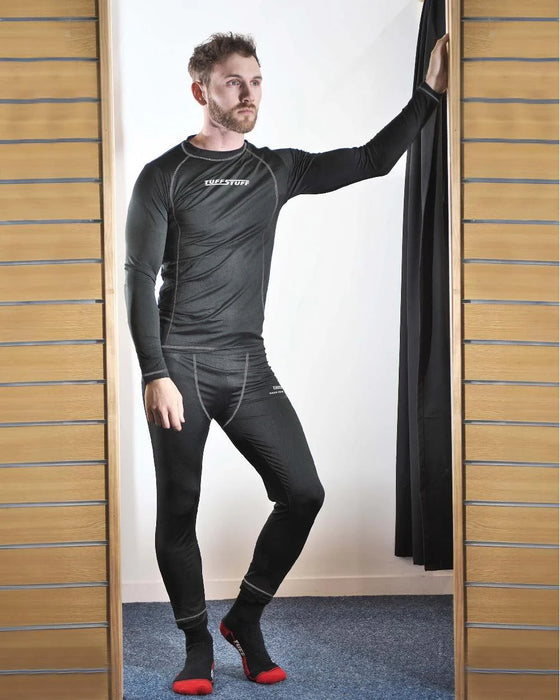 TUFFSTUFF BASEWEAR LONG SLEEVE T-SHIRT BLACK