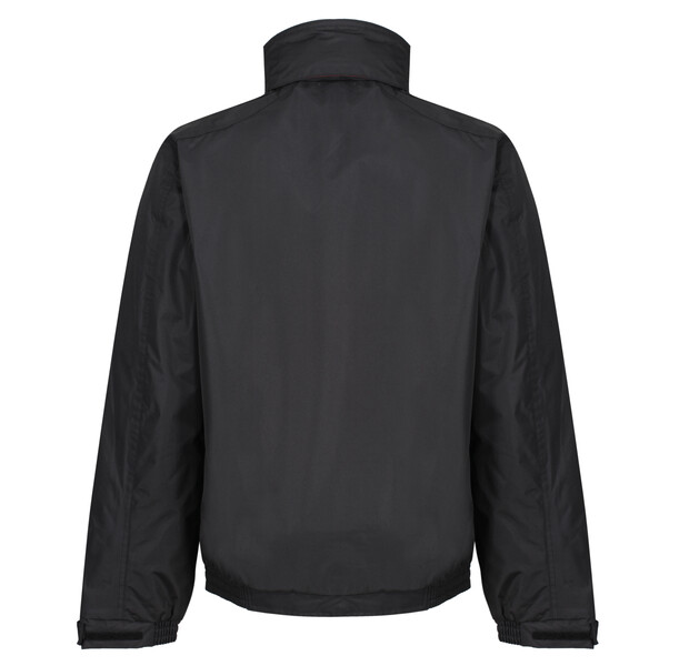 TRW297 Regatta Mens Dover Bomber Jacket - Black/Classic Red