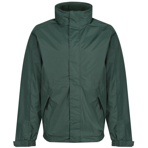 TRW297 Regatta Mens Dover Bomber Jacket - Dark Green/Dark Green