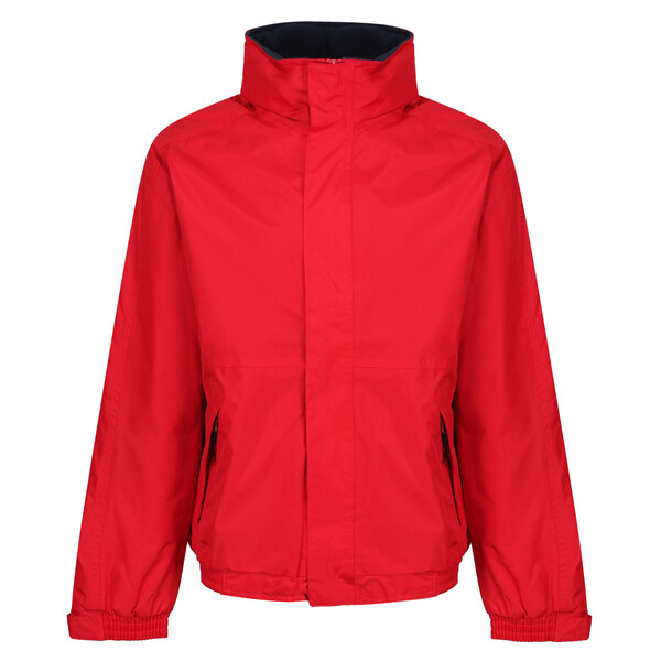 TRW297 Regatta Mens Dover Bomber Jacket - Classic Red/Navy